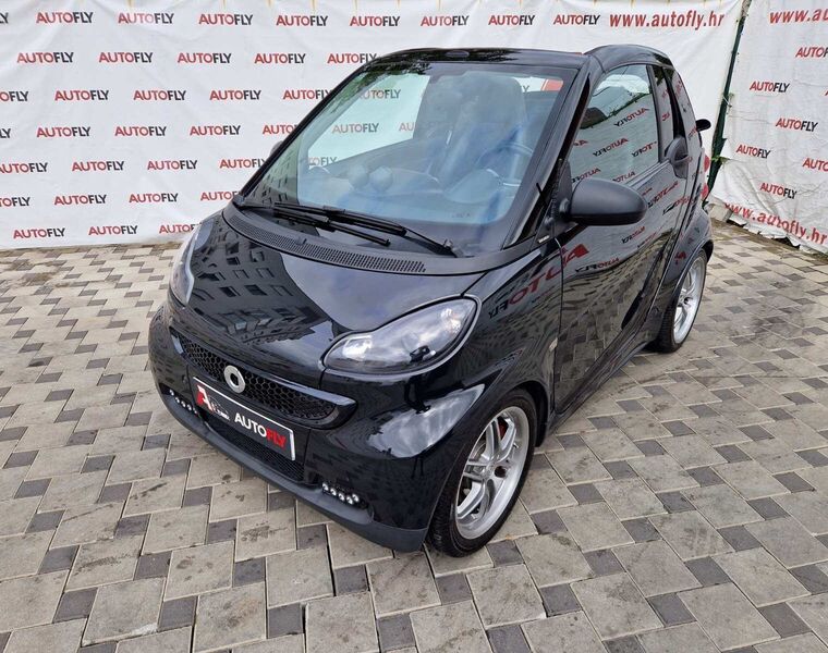 Smart fortwo cabrio Brabus Exclusive, Klima, Koža, Navi, F1, 17 alu